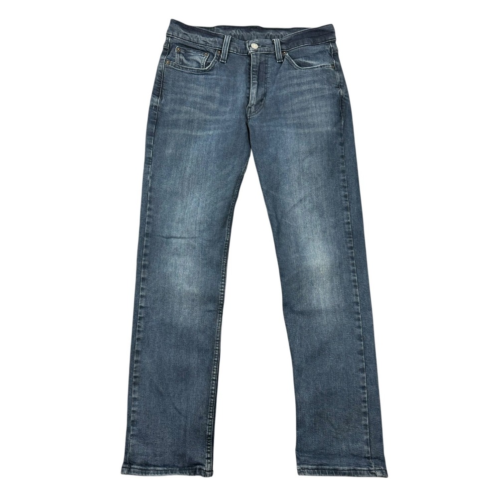Levis 514 Jean Men 30x30 (30x29) Blue Straight‎ Fit Denim Faded Dark Wash Y2K